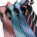 New Classic Men's Ties Neck Ties 8cm Plaid Striped Ties for Men Formal Business Luxury Wedding Party Neckties Gravatas