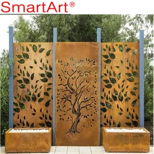 New design outdoor wrought iron wall decor made in China