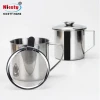 new design self oil control metal with strainer stainless steel filtering cup