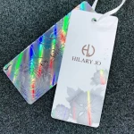 new fashion hang tag string tali nilon plastic hang tag