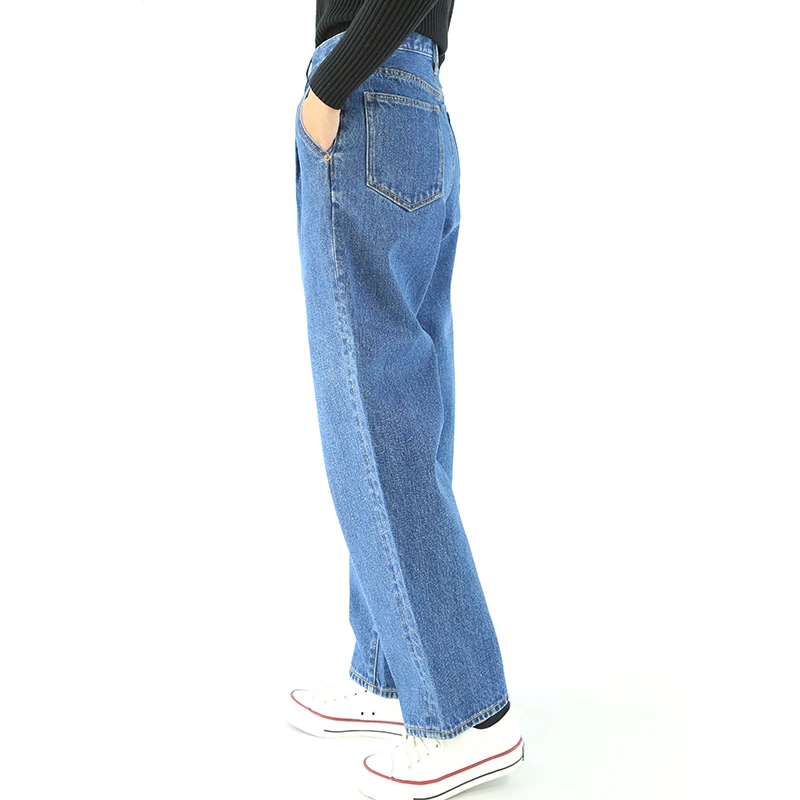 New Fashion Pencil Pants High Waist Slim Cotton Jean Woman Jean