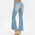 Import New fFashion Bell Bottom Jeans High Waist Button Closure Women Jeans Flare Pants from China