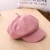 Import New kids&#x27;s hat autumn and winter Beret solid  leather octagonal  for boys and girls from China