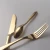 Import New Luxury Silverware Set Gold Knife Spoon Fork Cutlery Set Stainless Steel Wedding Flatware from China