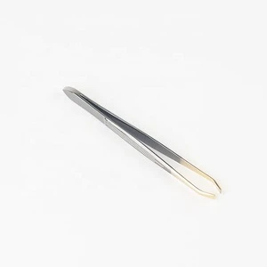 New Material High Quality 430 Stainless Steel Angle Curved Straight Tweezers for Eyelashes Extension