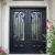 Import New Outdoor Double Wrought Iron Grill Window Door Design from China