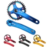 New Style High Quality Crank And Chainwheel Mountain Bike Crankset Integral Single Speed Sprocket Bicycle Crank Set