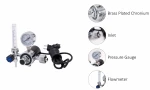 New Style Portable High Pressure Gauge Co2 Gas Pressure Regulator