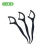 Import New style Wide thread charcoal floss picks interdental toothpicks from China