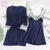 Import New womens four-piece pyjamas with ice silk suspenders, shorts and a dress skirt gathered together from China