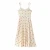 Import New Womens Printed Polka-dot Pleated Suspender Dress In Summer from China