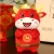 Import Newest Among us stuffed mascot of the ox Festive ox doll New Year decoration ornaments Chinese red mascot plush toy from China