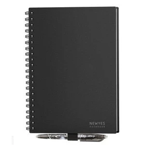 Newyes B5 Size Hot and Wet Erasable Reusable Writing Smart Notebook like Rocketbook