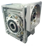 nmrv030 series 1 15 ratio worm reducer gear reducer aluminum speed gearbox for Parking Garages and Traveling Cranes