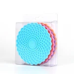 Non Slip Durable Heat Resistant Silicone baking mats Coaster Cup mat