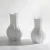 Import Nordic ins modern ceramic art crafts vase white epoxy resin vase flower for home accessories decoration from China