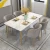 Import Nordic Luxury Modern Style Marble Top Dining Table Sets Restaurant Table Chair Sets from China