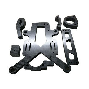 OEM carbon fiber  cnc cutting accessories parts