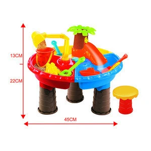 Oem Outdoor games from manufacturer Beach Toys Summer toy set water table 22 pcs play set For Kids