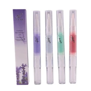 OEM peach pineapple strawberry pink manicure flower twist brush nail repair tool cuticle removal oil pen