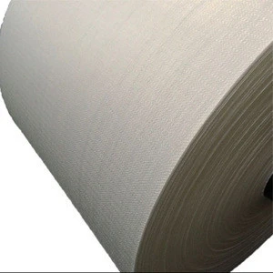 OEM PP Woven Fabric Roll Woven Polypropylene Tube Roll For Making Sand Cement Feed Bag