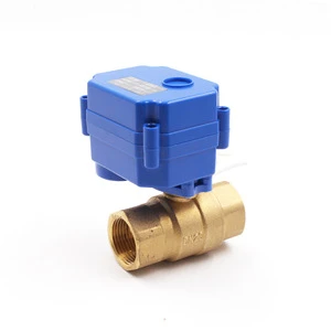 Offer CWX Series 15Q DN20 CR01 12V Electric Actuator 2 Way Brass Ball Motorized for Toilet Automatic Water Tank Fill Flush Valve