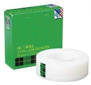 Office Tape Transparent 3/4 in x 36 Yd.