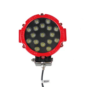 offroad car light 7inch 51W LED work light spot 12V 24V for Truck Marine Farm Machine tractor accessories Manufacturers
