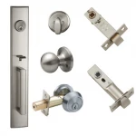 Oil Rubbed Bronze Matt Black satin nickel gripset Handleset North American Canada Hot sale gripset locks leverset