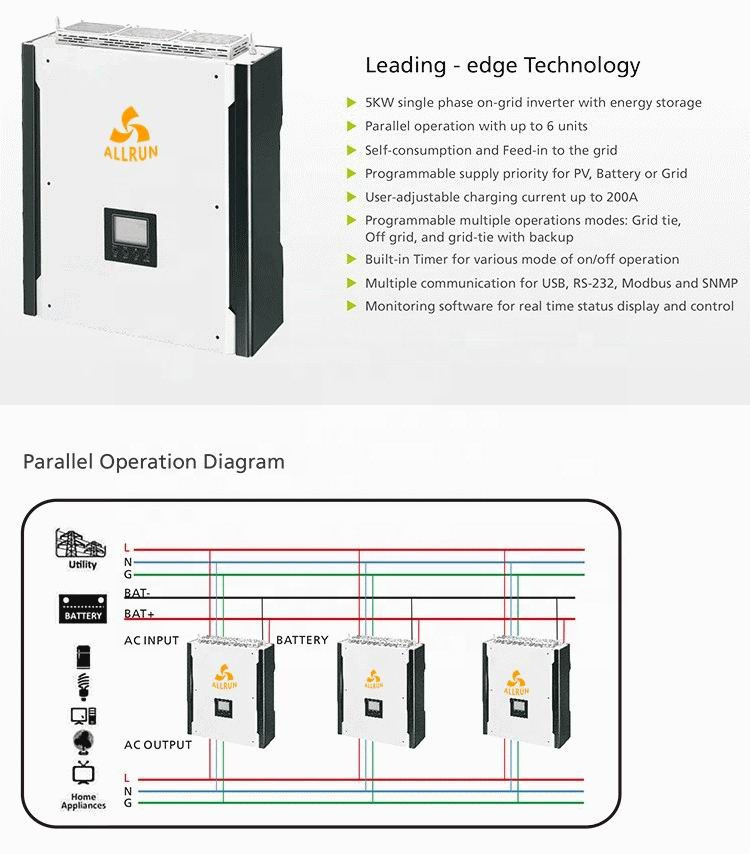 Buy On Grid Off Grid Solar System Use 2kw 3kw 4kw 5kw Hybrid Solar ...