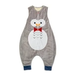Organic cotton winter baby sleeping bag with sleeves