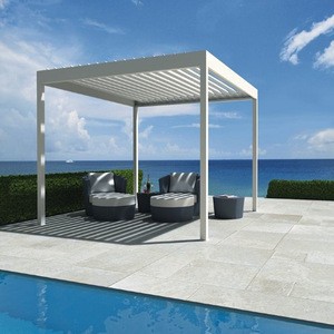 outdoor aluminium electric  louvre  pergola for terrace