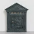 Import Outdoor cast iron wall mounted mailbox for garden decoration from China