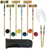 Outdoor Croquet Set for Kids and  Family With Carrying Bag(Six Players)