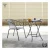Import Outdoor Garden Bistro Coffee shop Iron metal Furniture Chair from China