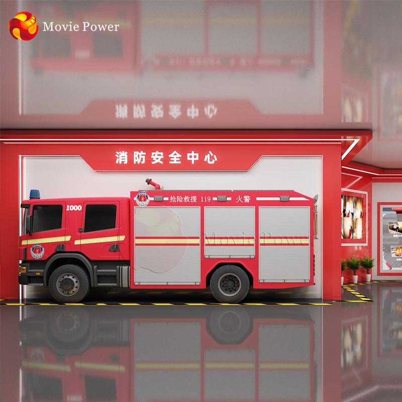 Outdoor Park Equipment Extreme Amusement Park VR Fire Fighting Science Popularization Room