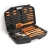 Import Outdoor Portable 18 piece barbecue Grill set tool with plastic box and wood handle from China