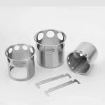 Outdoor Stainless Steel Woodstove Portable Storage Woodstove Cooking Warming Burning Stove