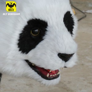 Outdoor theme park animatronic animals Life size Moving Panda of decoration
