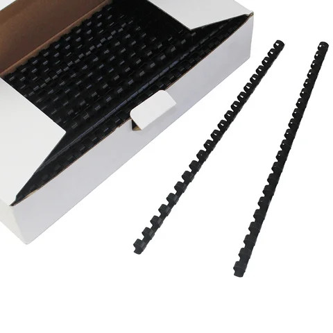 Office Binding String Buy 100 Pack A4 Binding Size 8mm Black White Plastic Binding Rings ...