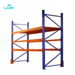 Pallett Racking LIJIN Manufacture Factory 1 Ton Layer Powder Coated Metal Stacking Racks & Shelves Warehouse Storage Rack Shelf
