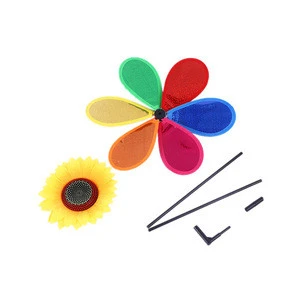 Party Favor customize 6 small sunflower Pinwheel windmill for kid
