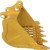Import PC130 1.1cubic excavator  skeleton  bucket with five  teeth excavator attachments from China
