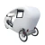Import PE Cabin Pedal Assist 3 Wheel 2 Passengers Rental Use Velo Taxi Style Cargo Tricycle Electric Taxi Bike, Goods Transport Pedicab from China