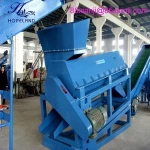 PET bottle flakes crushing washing drying machine/Plastic Pet Scraps recycling machine hot washing line 100kg/h~1000kg/h