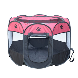 Pet Products Outdoor Waterproof And Portable 600D Oxford Cloth Pet Travel Teepee Tent Folding Dog Cat Bed Camping Tent