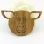 Import Pig head eco friendly natural bamboo coaster crafts from China