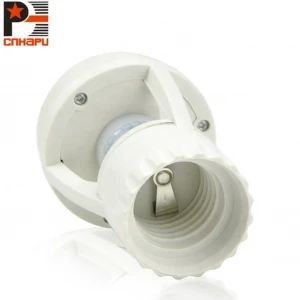 PIR Induction LED Light Holder Infrared Motion Sensor Douille E27 Lamp Socket Light Smart Switch Base LED Lamp Holder Adapter