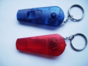 Plastic 1 Led  Lighted Whistle Lifesaving Survival Emergency Led Whistle for Outdoor Camping Hiking