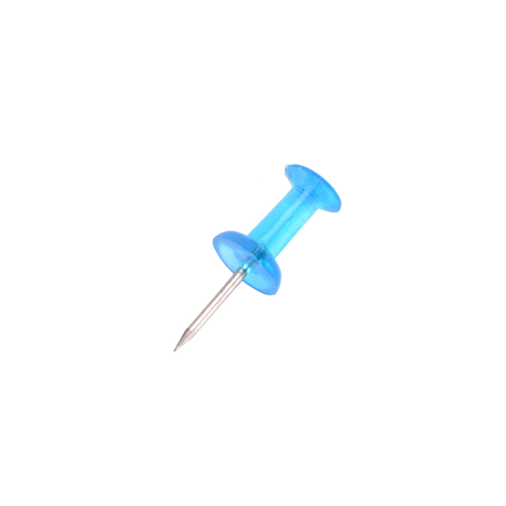 Buy Plastic Clear Push Pin Drawing Notice Cork Board Pins Thumb Tacks ...